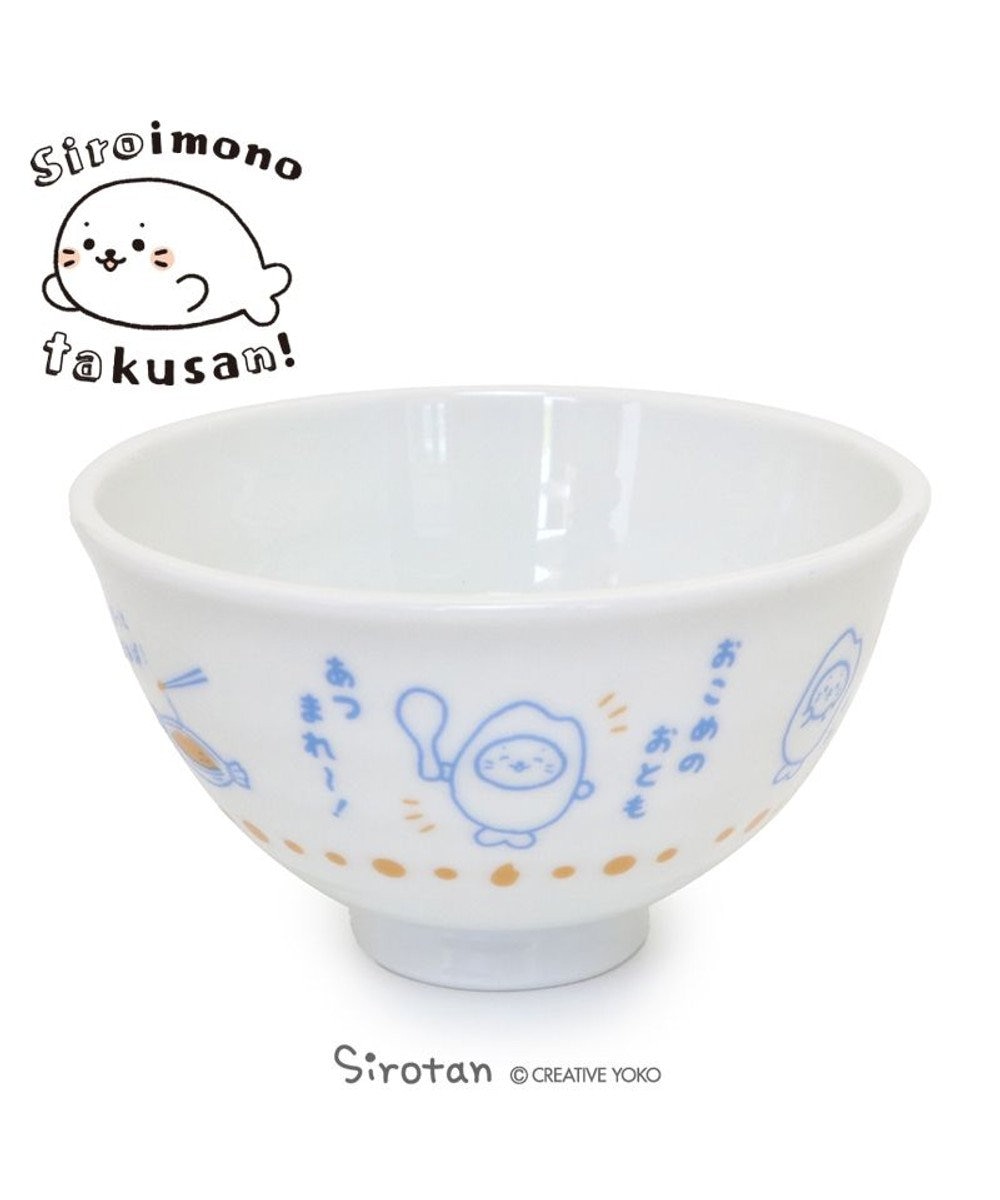 Mother garden しろたん 白いもの 茶碗 日本製 《Siroimono takusan！》 ホワイト
