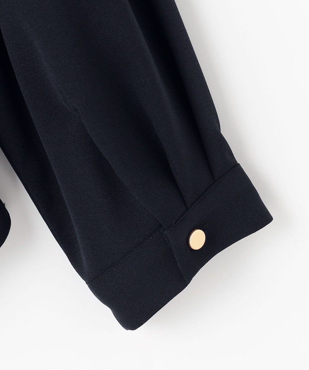 ANY SIS S 【洗える】フロントタックバイカラー ブラウス 