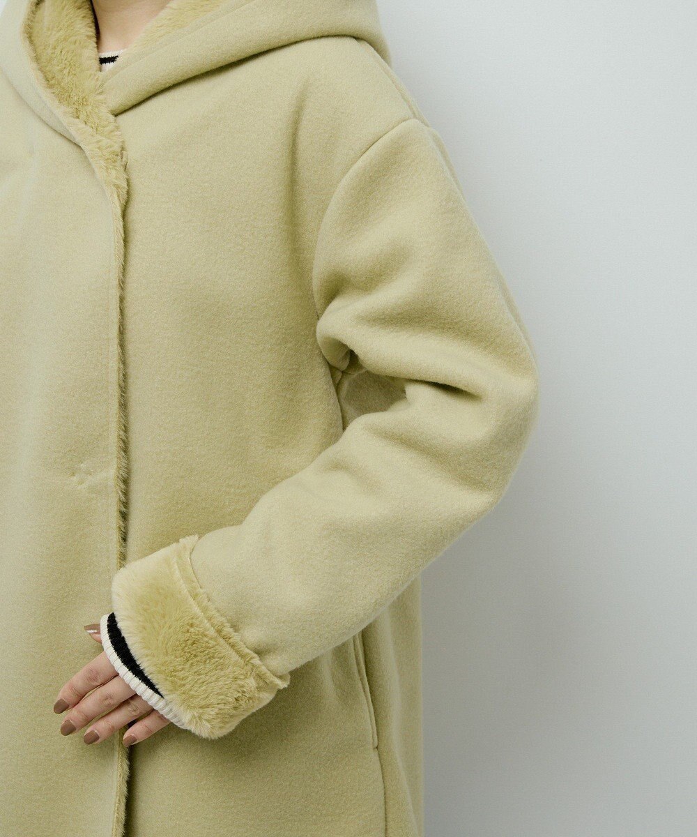 Green Parks フーディガウンコート 