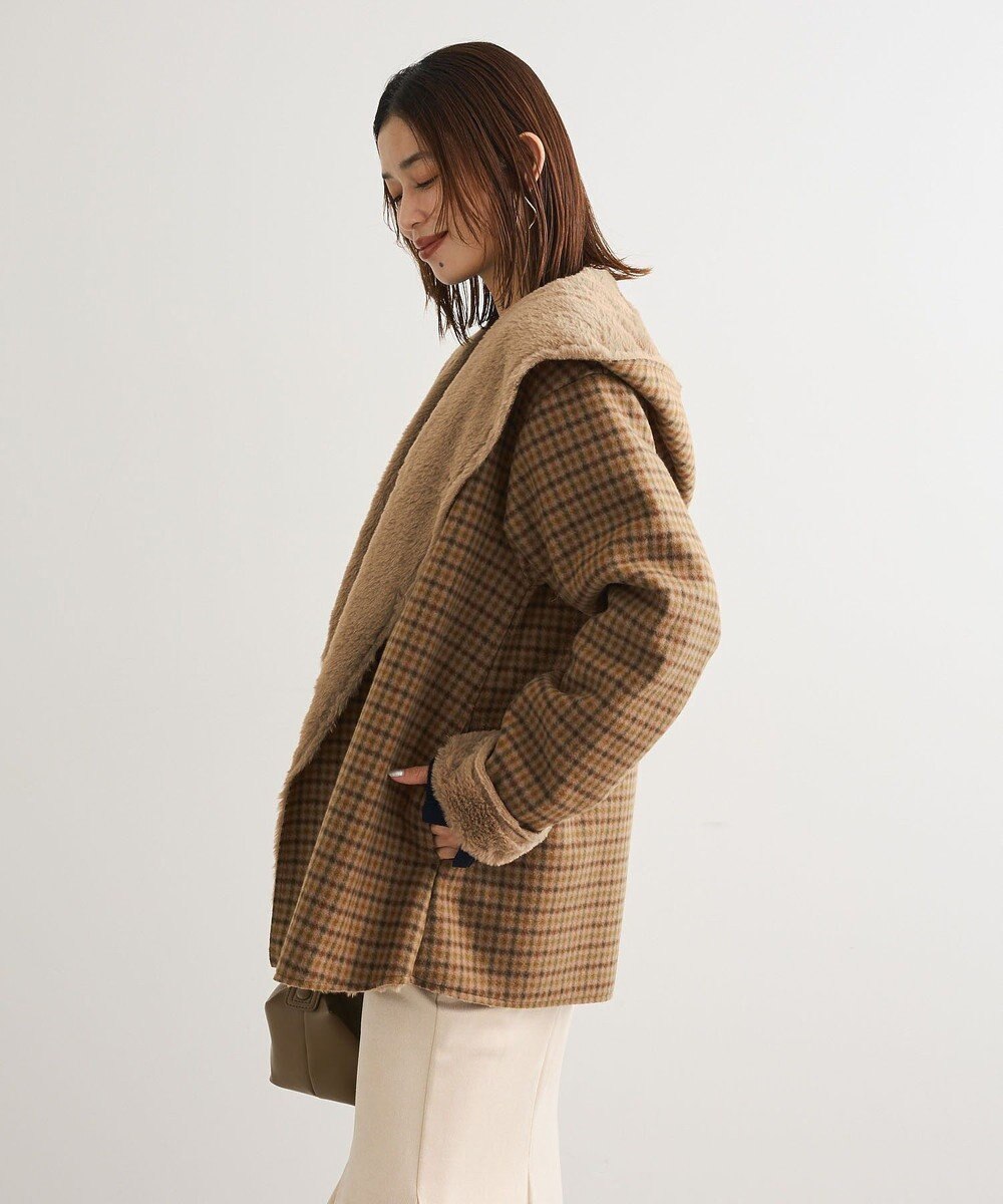 Green Parks フーディガウンコート 