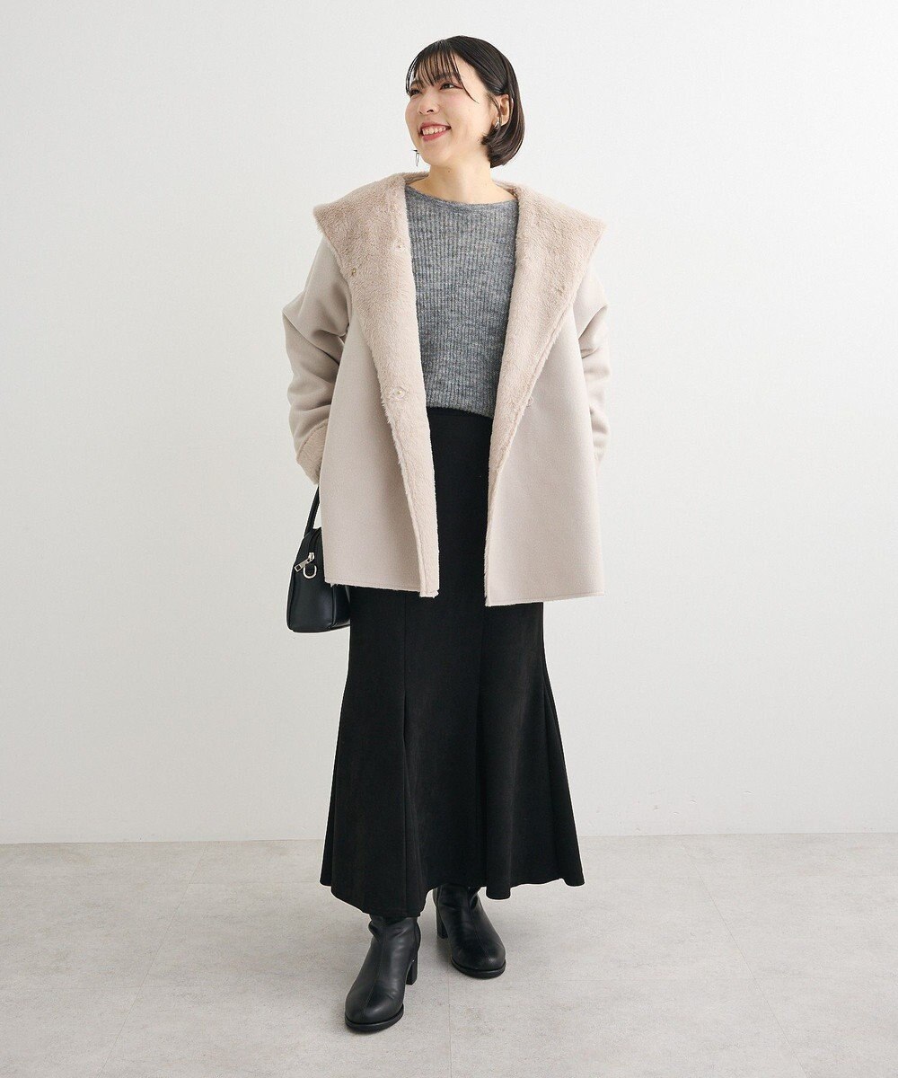 Green Parks フーディガウンコート 