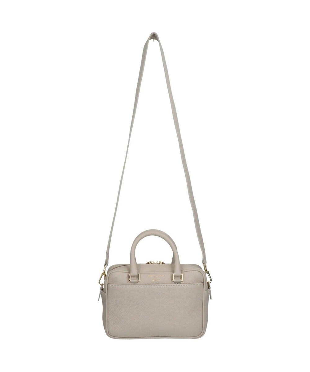 INTER-CHAUSSURES 【CHRISTIAN VILLA】ボックスシルエットレザーハンドバッグ 