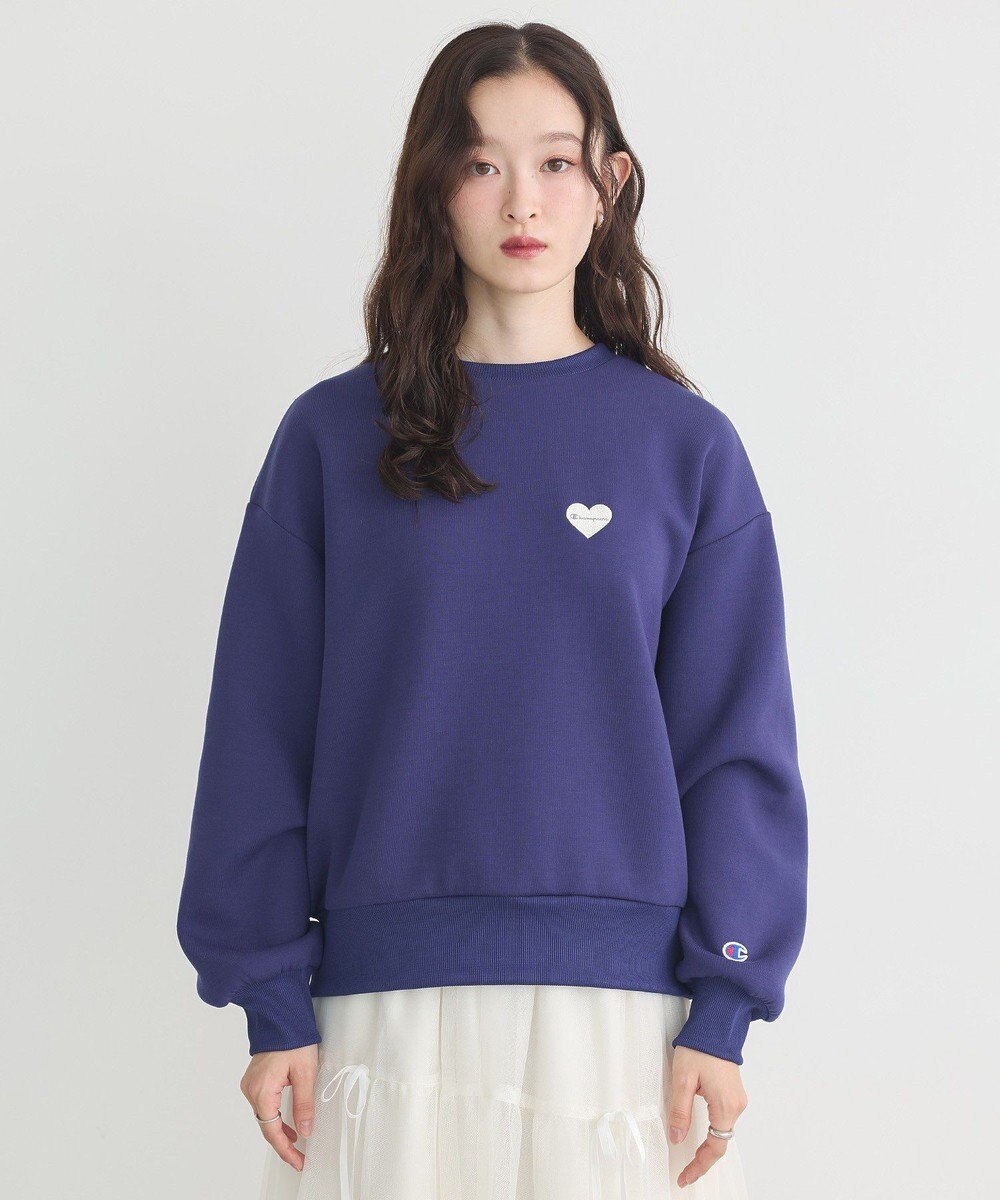 earth music&ecology Ｃｈａｍｐｉｏｎ×ｅｍａｅポンチハートスウェット 