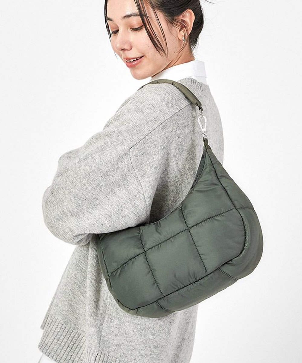 LeSportsac PUFFY N/S CONV HOBO/ダスティーオリーブ ダスティーオリーブ