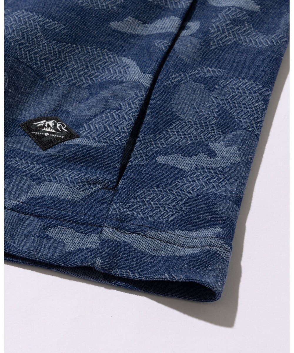 JOSEPH ABBOUD MOUNTAIN 【吸水速乾・男女兼用】カモフラジャガードポロシャツ 