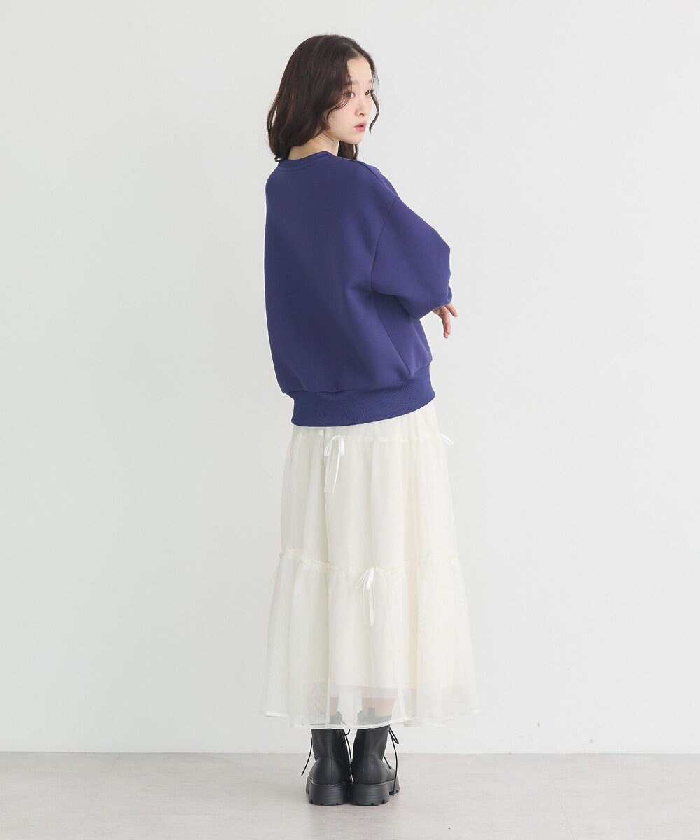 earth music&ecology Ｃｈａｍｐｉｏｎ×ｅｍａｅポンチハートスウェット 