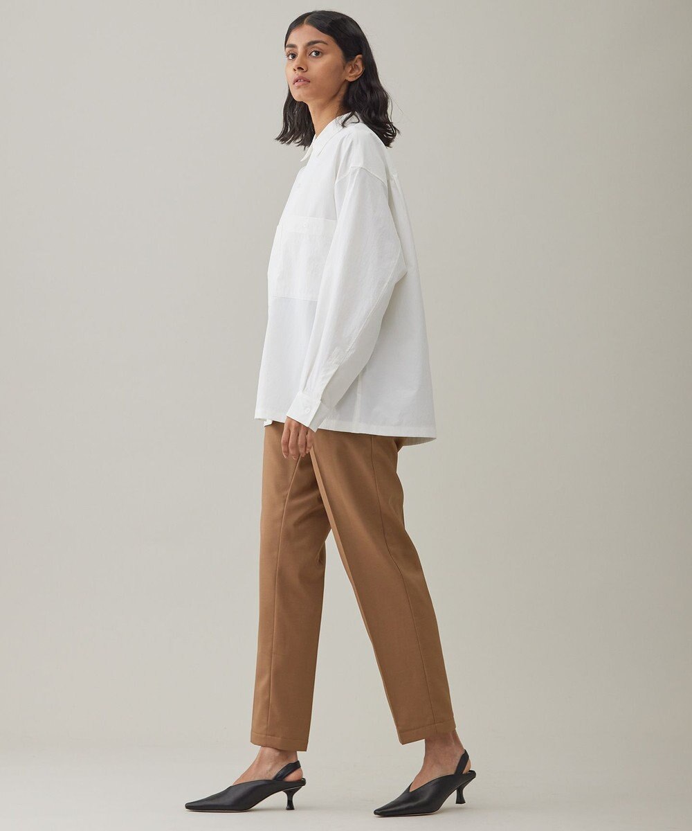 UNFILO MENS 【男女兼用】コンフォート カジュアル ワイドシャツ [24年秋冬商品] 