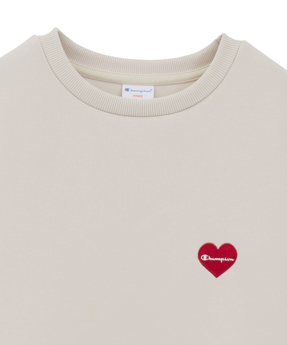 earth music&ecology Ｃｈａｍｐｉｏｎ×ｅｍａｅポンチハートスウェット 