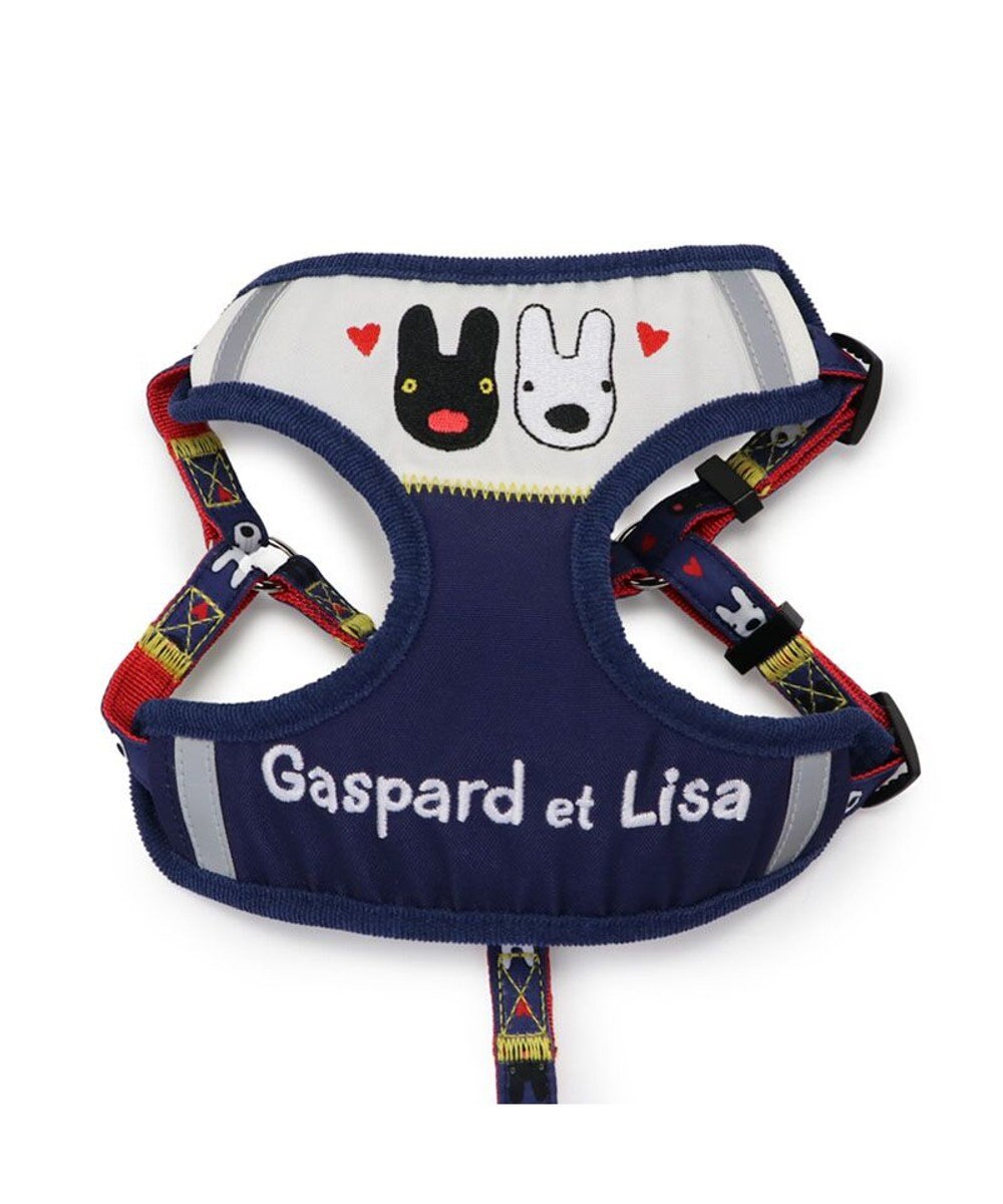 PET PARADISE リサとガスパール ハーネス＆リード Ｓ 《ハート柄》 小型犬 