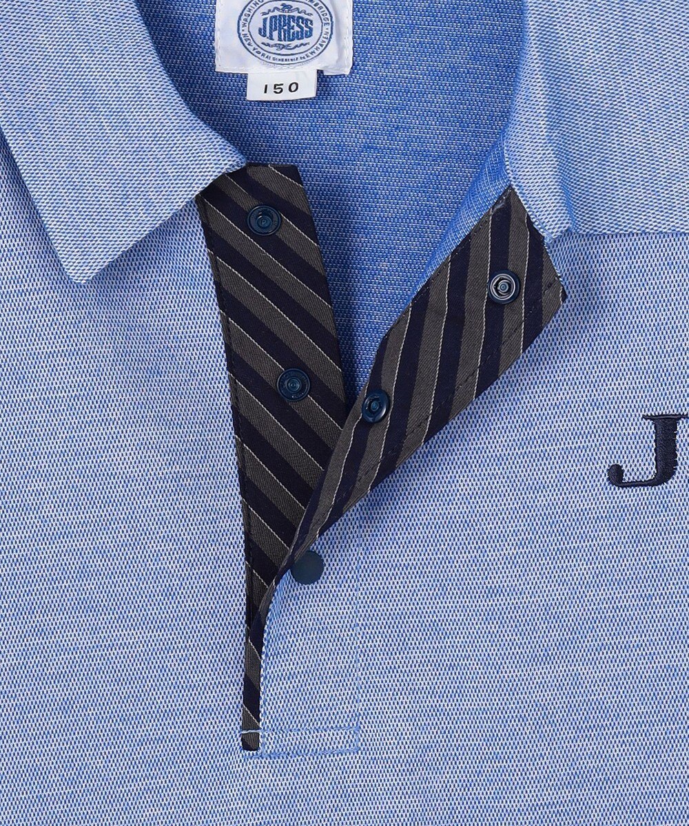 J.PRESS KIDS 【140-170㎝】COOLMAX レジメン ポロシャツ 