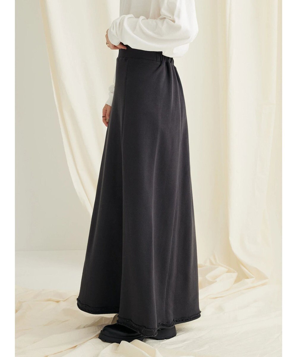 CRAFT STANDARD BOUTIQUE カットオフＡライン裏毛スカート 