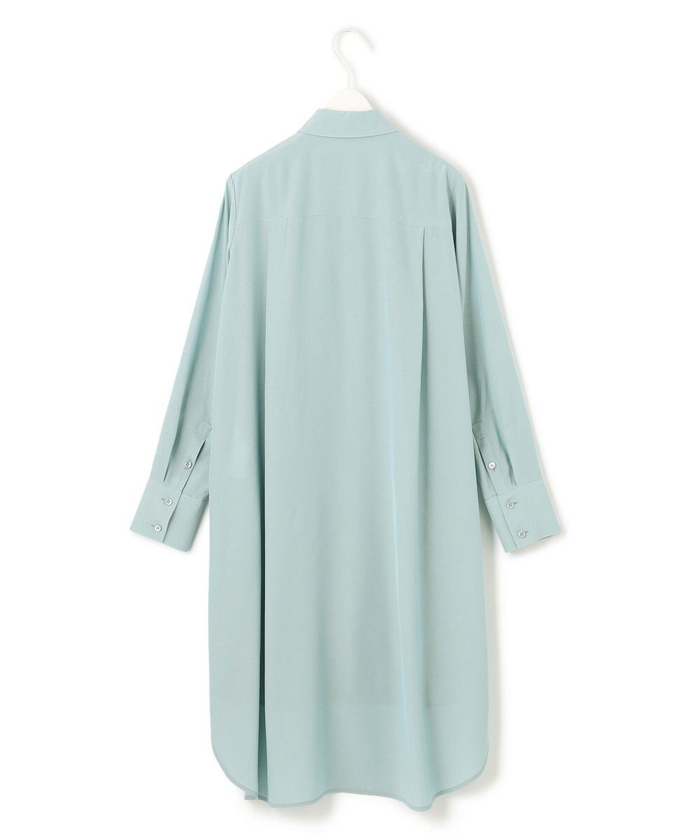 ICB 【WEB限定】 アセテートレーヨン ロングシャツ 