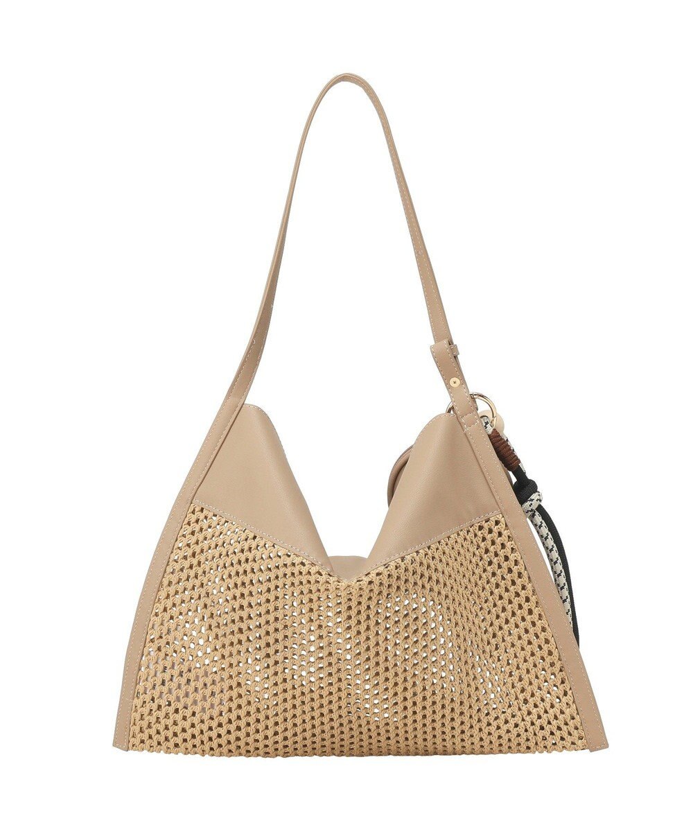 Green Parks 【２ＳＥＴ】ポーチチャーム付き雑材トートバッ 