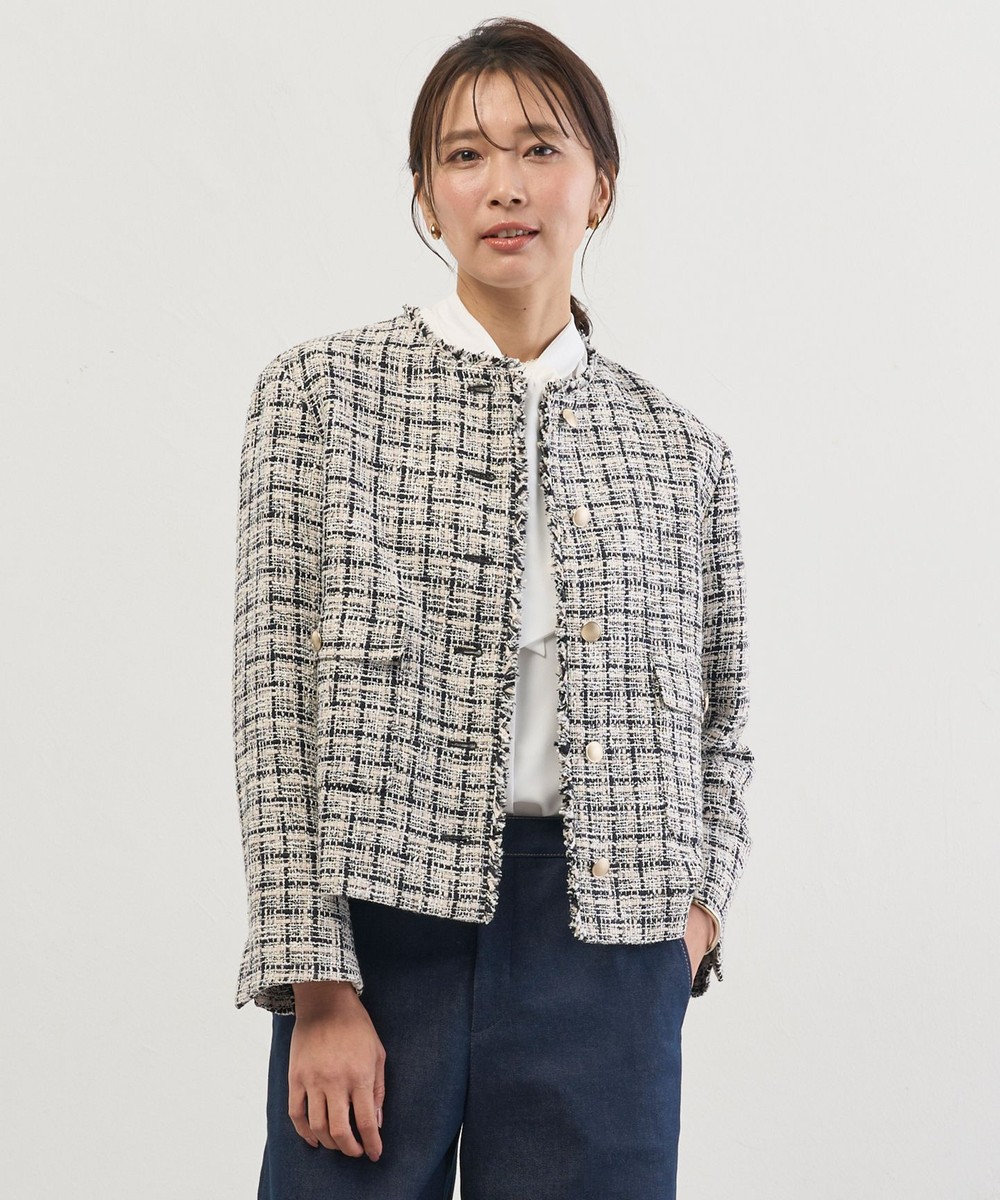 J.PRESS LADIES L ファニーツイード ジャケット 