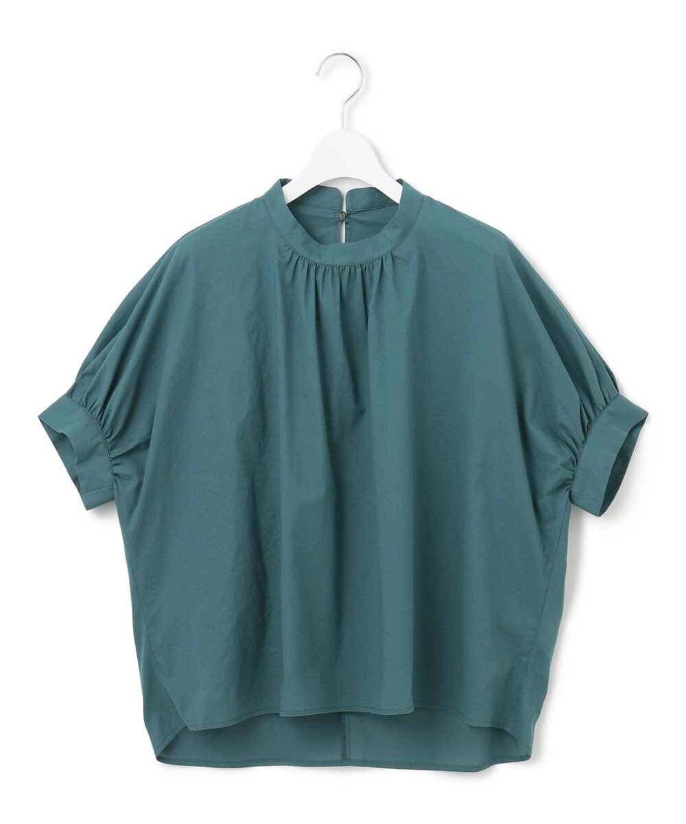 J.PRESS YORK STREET 【WOMEN】バックドレープ ドルマンブラウス 