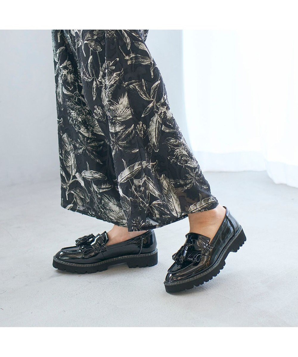 MODE ET JACOMO <MODE ET JACOMO>厚底タッセルローファー 