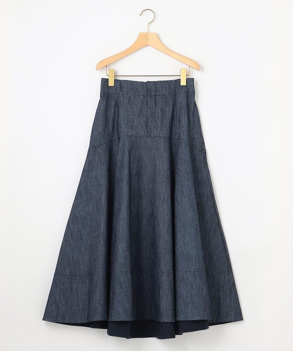 組曲 L 【組曲×setsuko sagittaire】ストレッチデニムスカート 