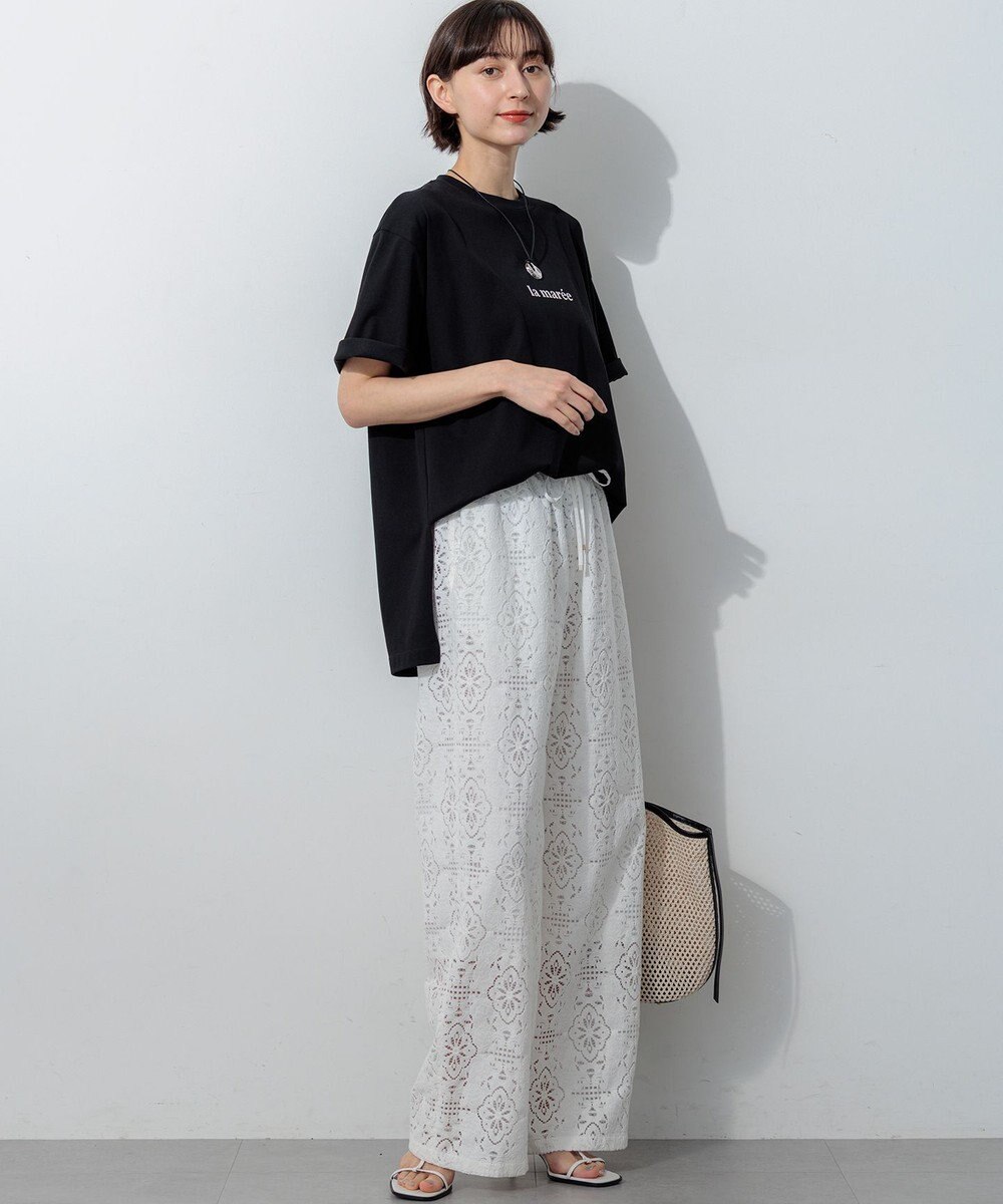 23区 【先行予約】la maree オーバーサイズ ロゴ Tシャツ 