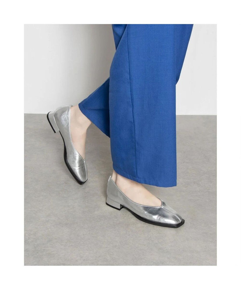 MODE ET JACOMO <D'ICI>Vカットフラットシューズ 