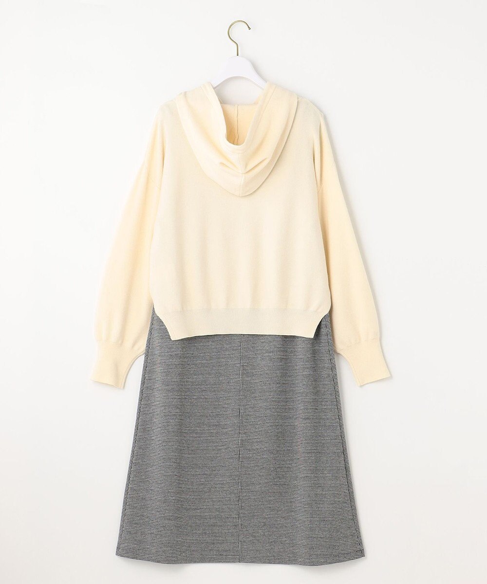ANY SIS 【2SET】ニットパーカー×ジャンパースカート セット 