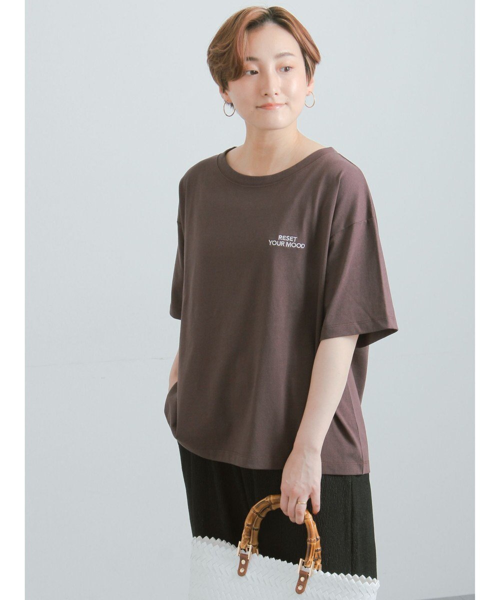 Te chichi 胸刺繍&バックプリントBIGTシャツ 