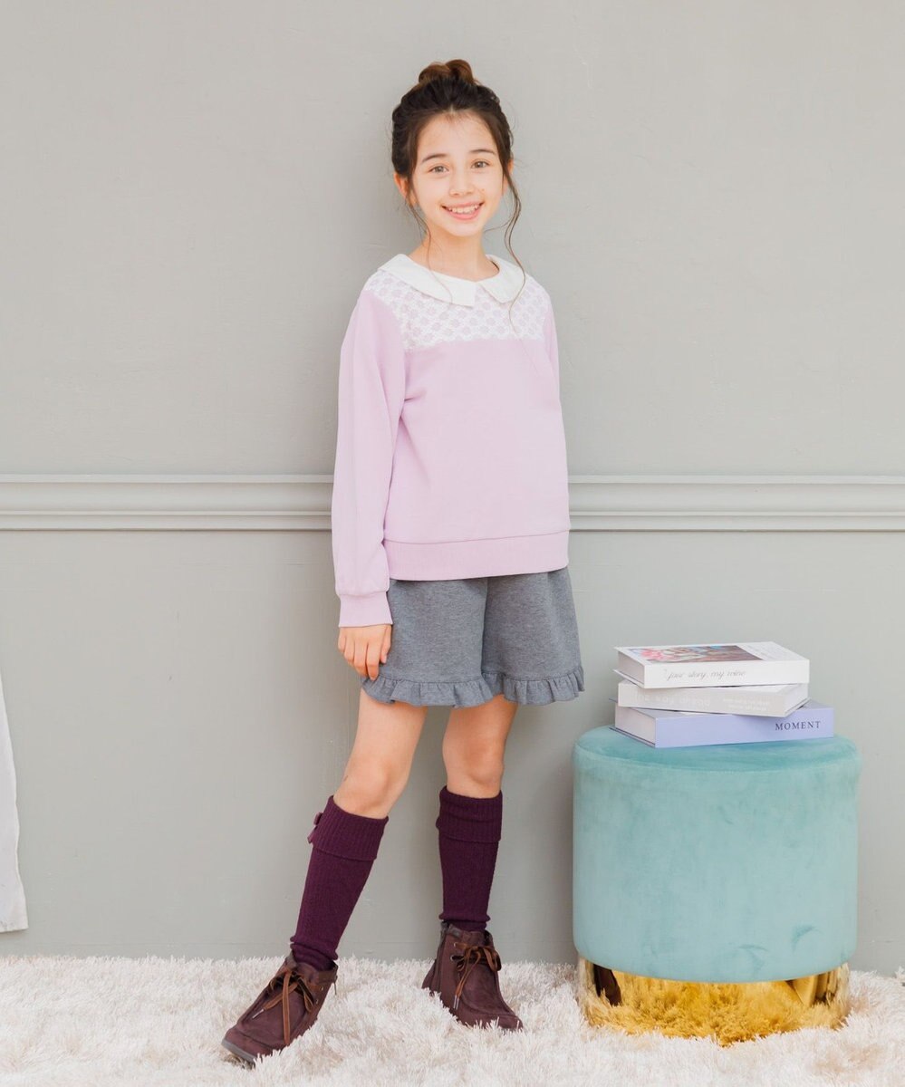 組曲 KIDS 【110-140㎝】レース トレーナー 