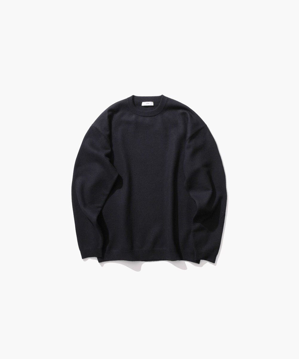ATON FINE WOOL MELTON | クルーネックセーター - UNISEX 