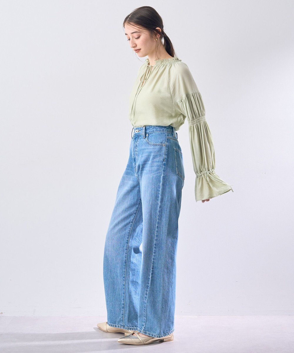 YECCA VECCA 2wayギャザーデザインブラウス 