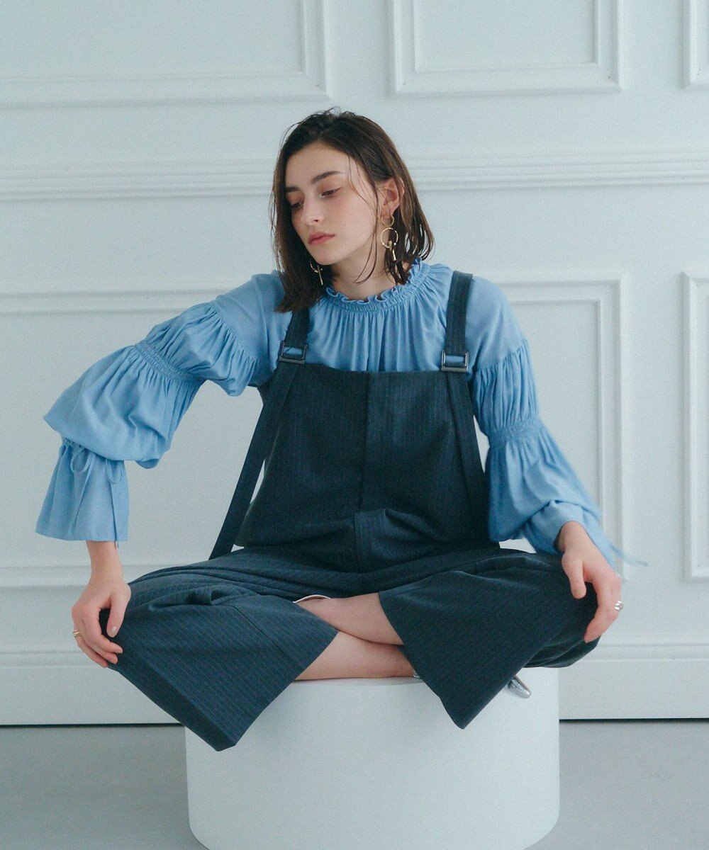 YECCA VECCA 2wayギャザーデザインブラウス 