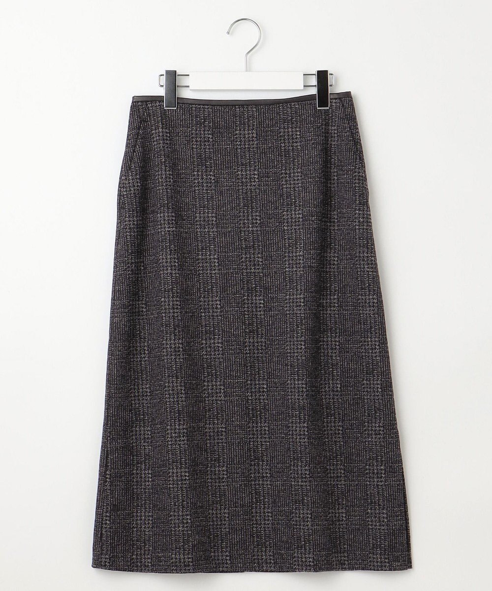 J.PRESS LADIES 【洗える】チェック ジャカード ナロー スカート 