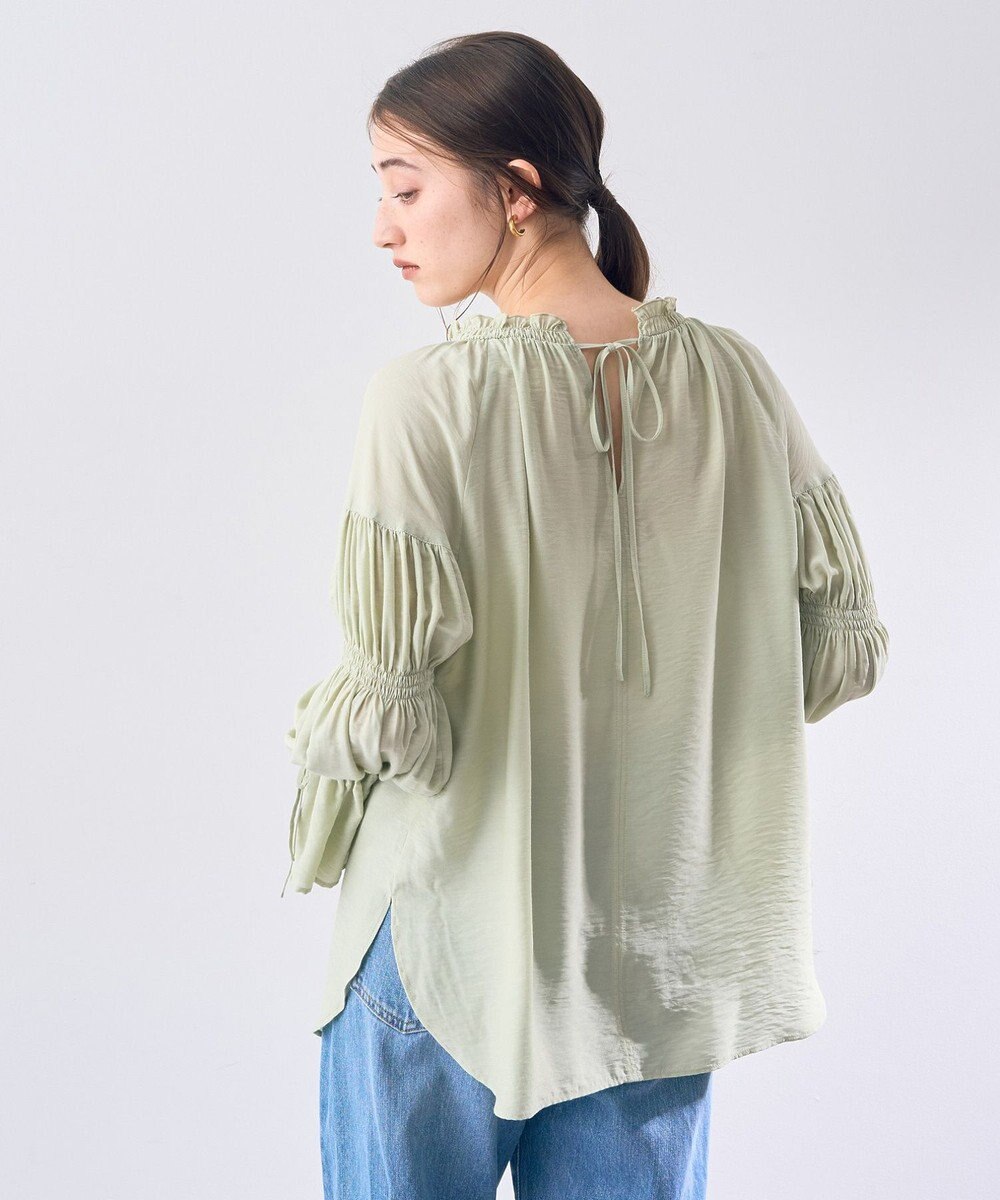 YECCA VECCA 2wayギャザーデザインブラウス 