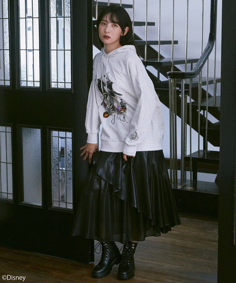 earth music&ecology ナイトメア／アソートプリントパーカー 