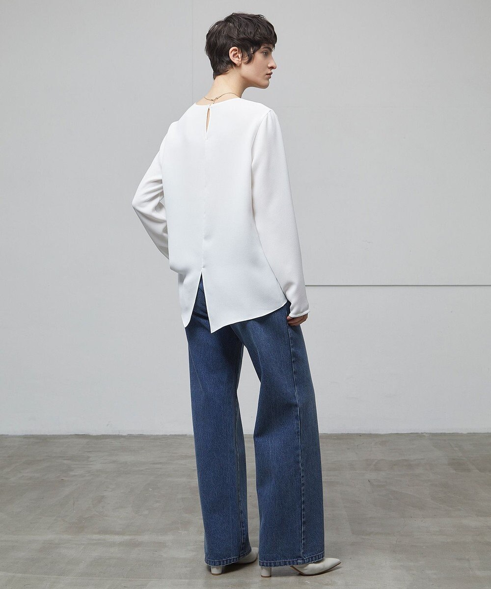 BEIGE， 【洗える】VICTOR / ワイドデニムパンツ 