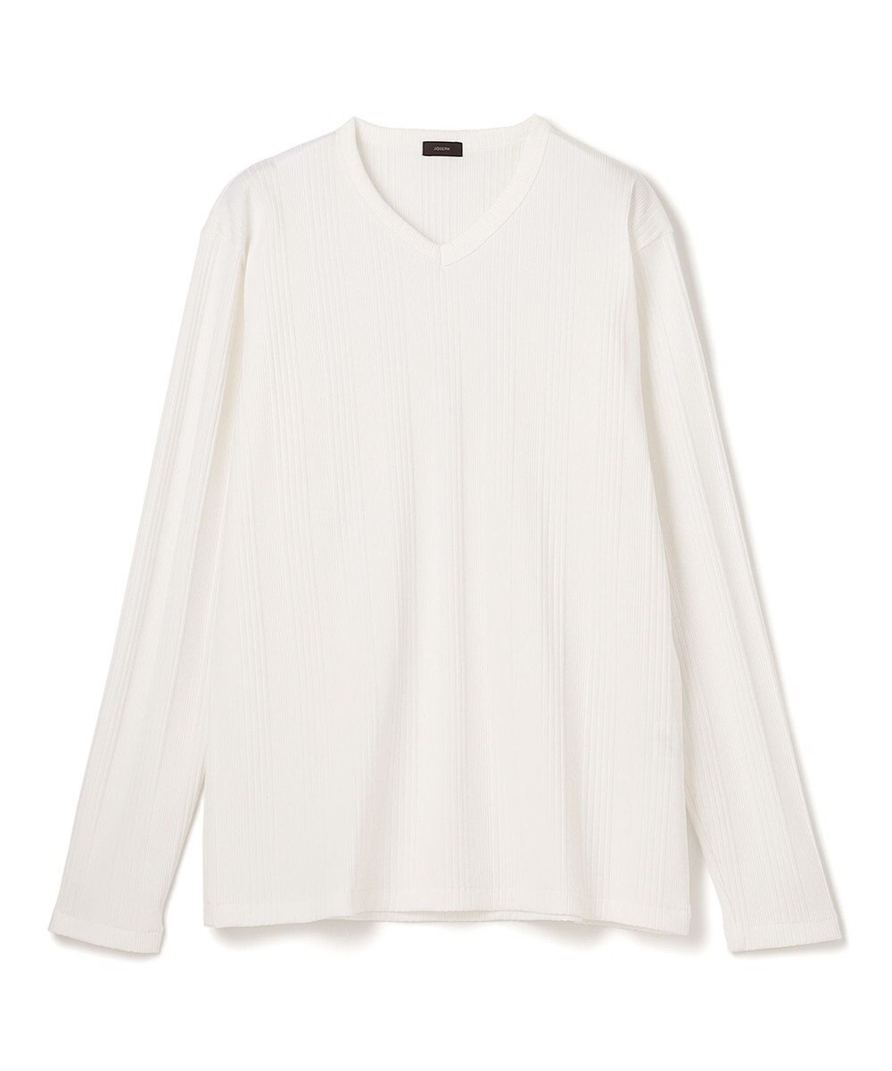 JOSEPH HOMME 【LEON 掲載】テックリブジャージー　Vネックカットソー 