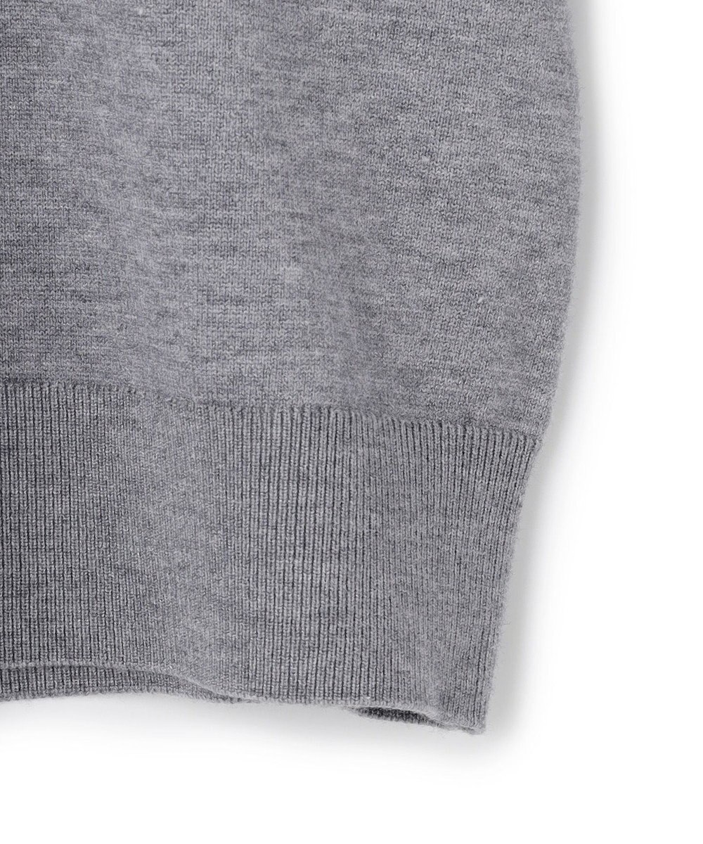 UNFILO フリルトリミング ニット 