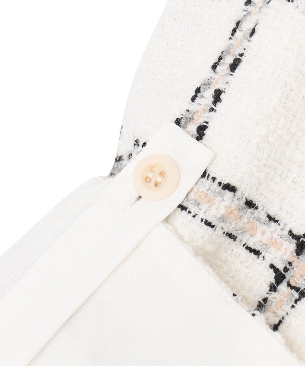 GRACE CONTINENTAL チェックツイードショートジャケット 