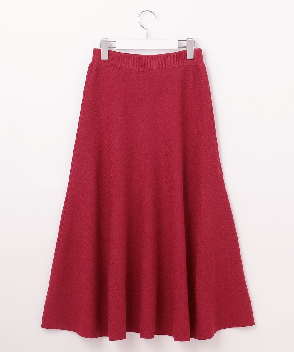 自由区 【セットアップ対応・洗える】ウールミラノフレア スカート 