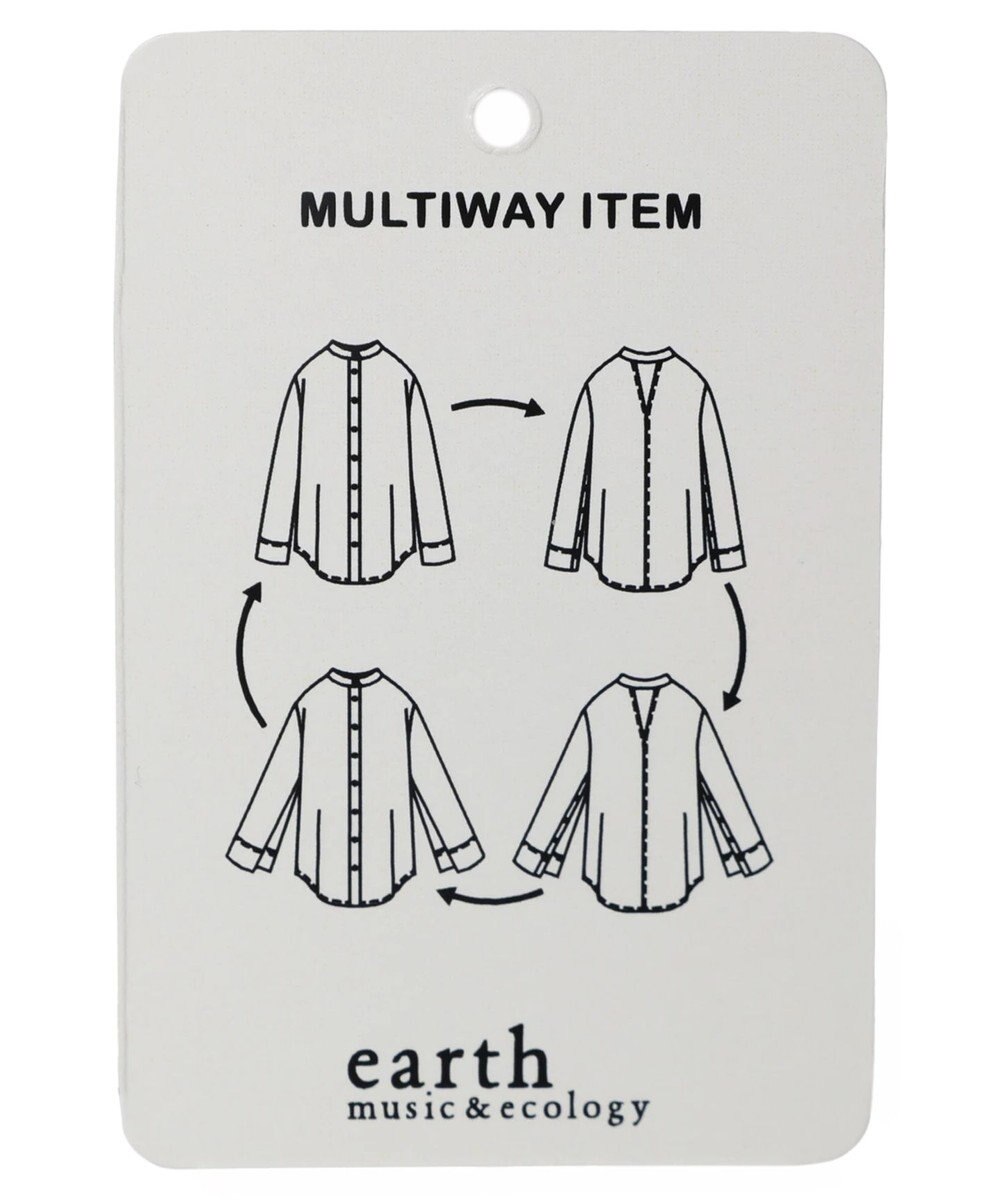 earth music&ecology マルチウェイシアーシャツ 