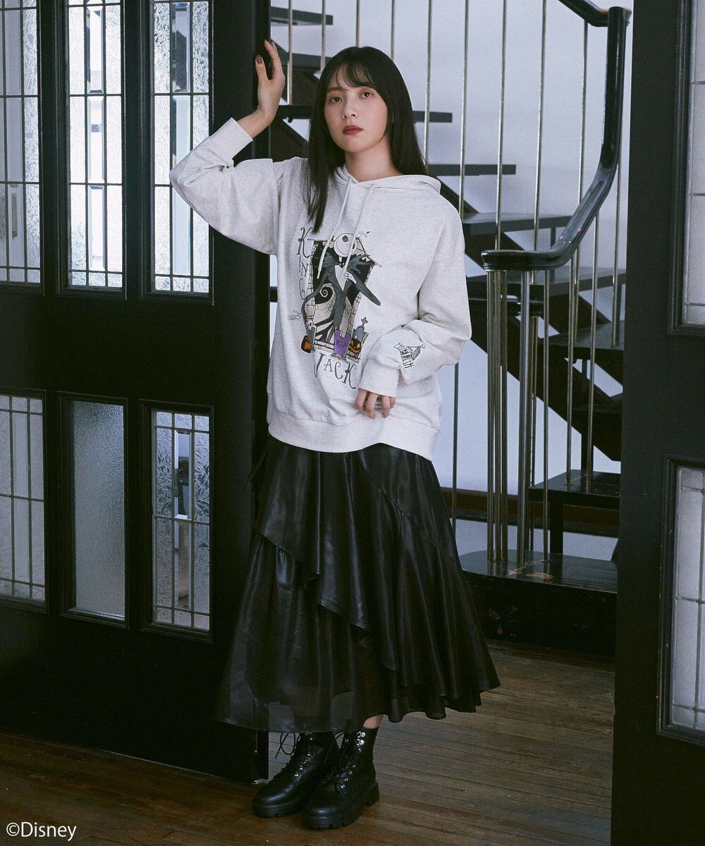 earth music&ecology ナイトメア／アソートプリントパーカー 