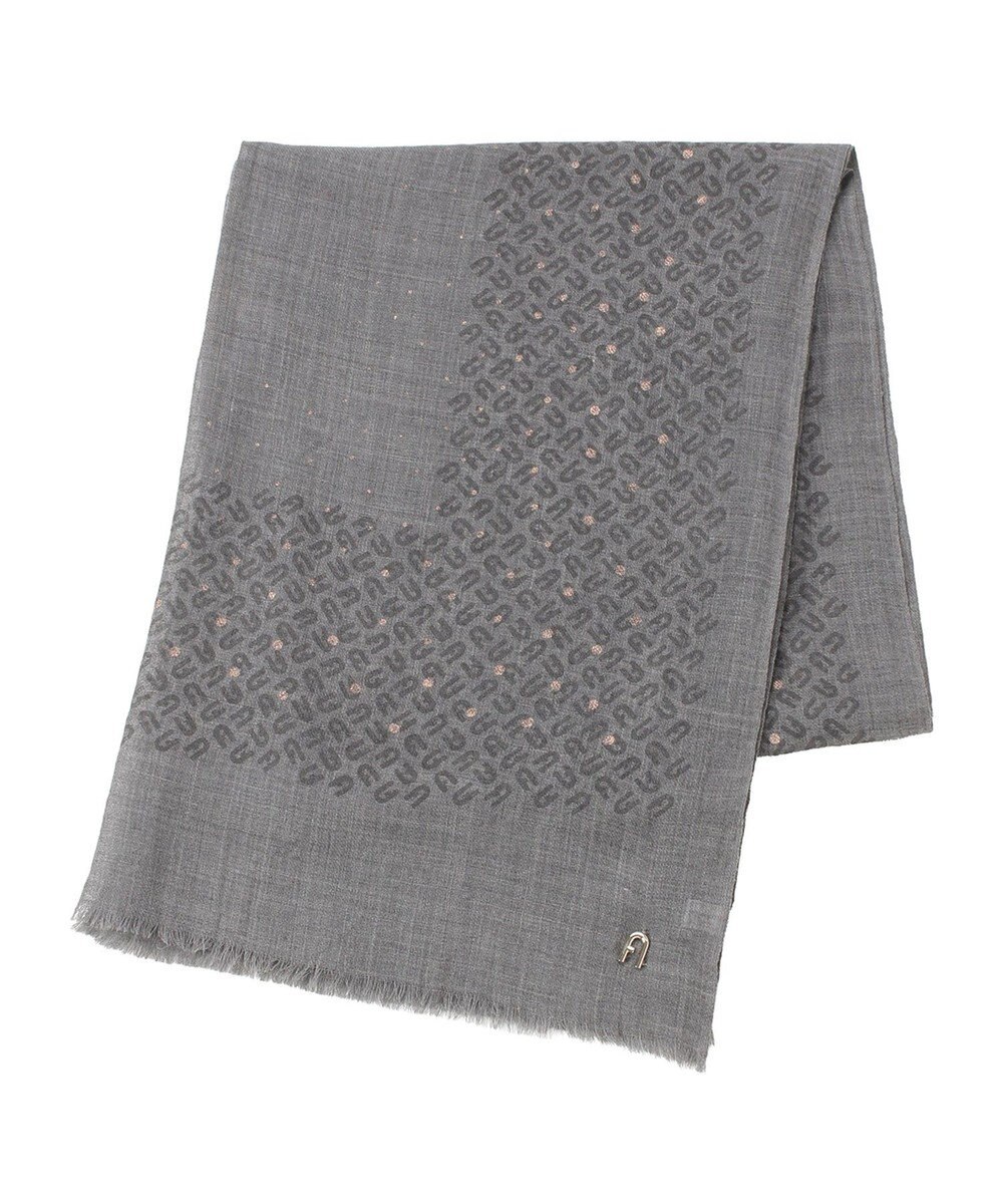 MOONBAT FURLA(フルラ）ウール100％ ウールアーチロゴストール 