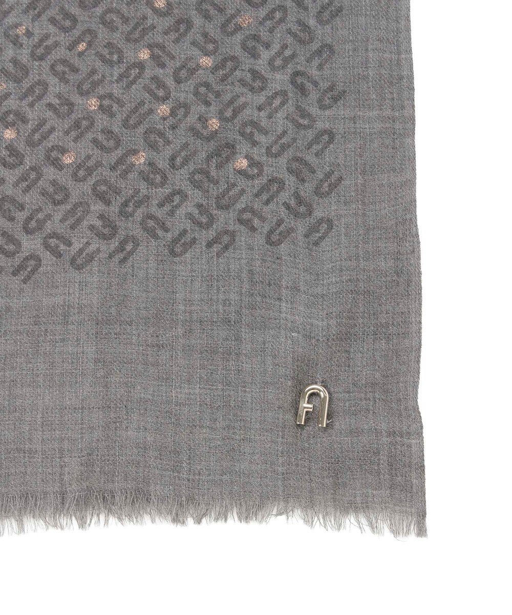 MOONBAT FURLA(フルラ）ウール100％ ウールアーチロゴストール 