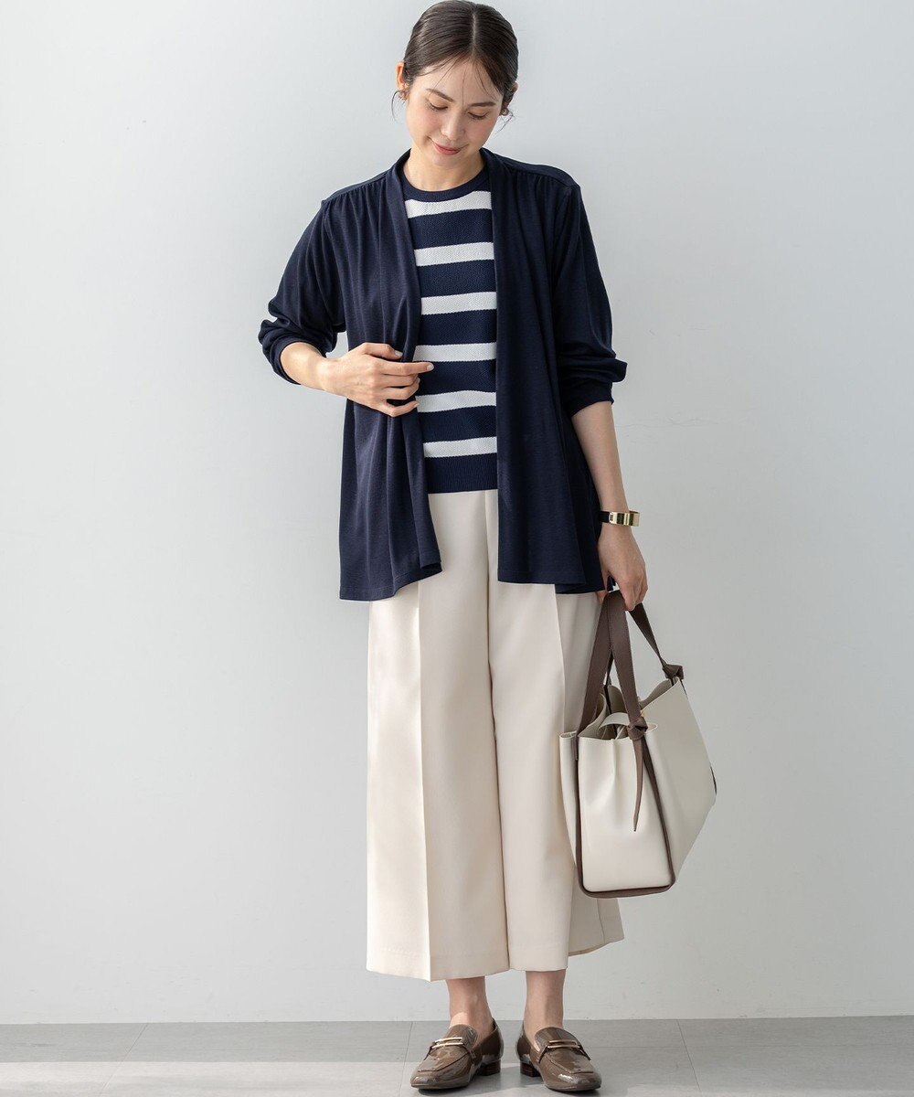 組曲 S 【WEB限定】ドレープジャージー カーディガン 