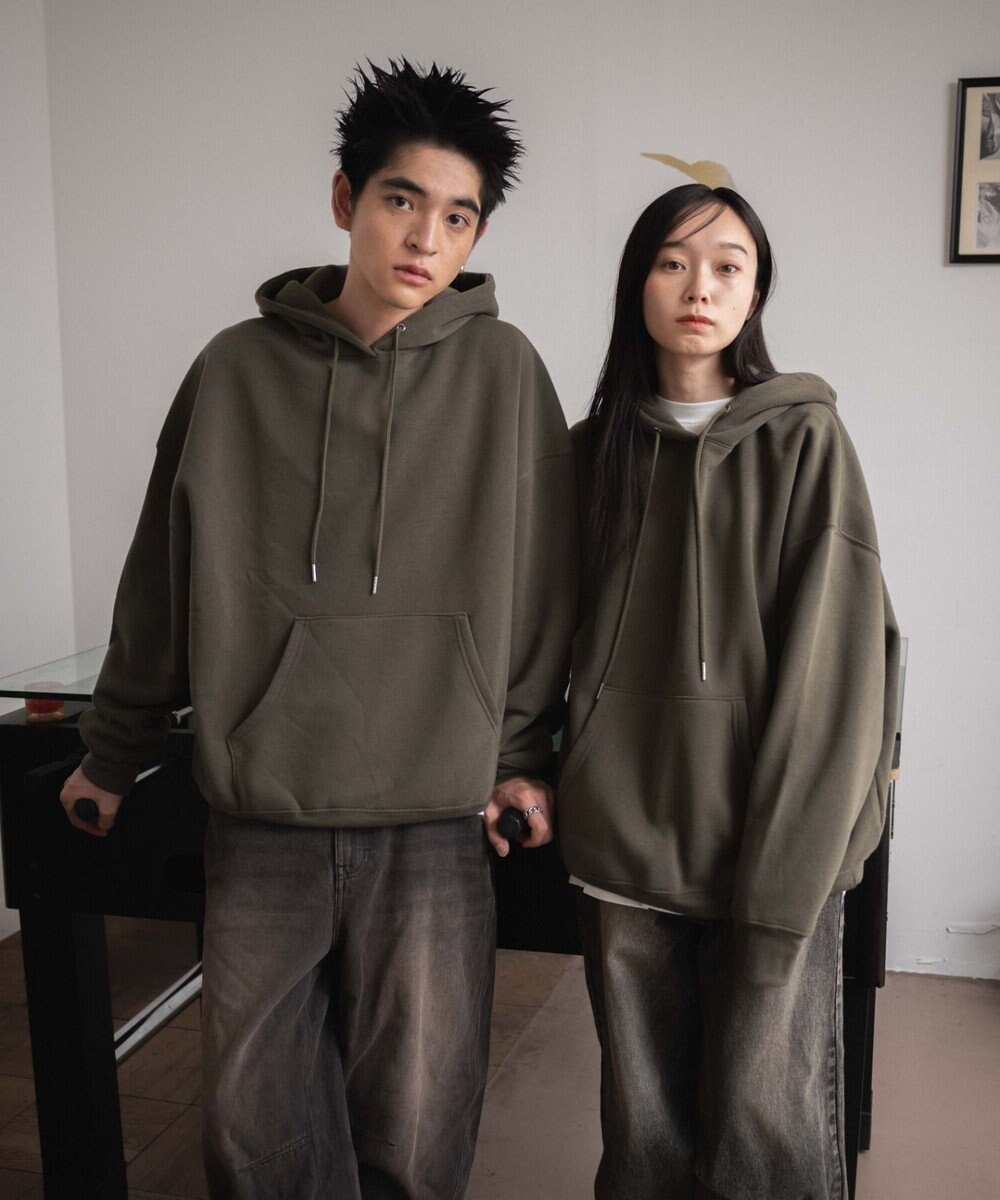 WEGO 【ユニセックス着用ITEM/MLXLサイズ展開/新色追加/裏起毛】スウェットプルパーカー 