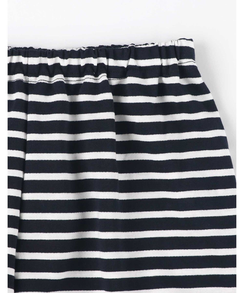 une nana cool 綿100％ 薄手裏毛ボーダー 半袖パジャマ 