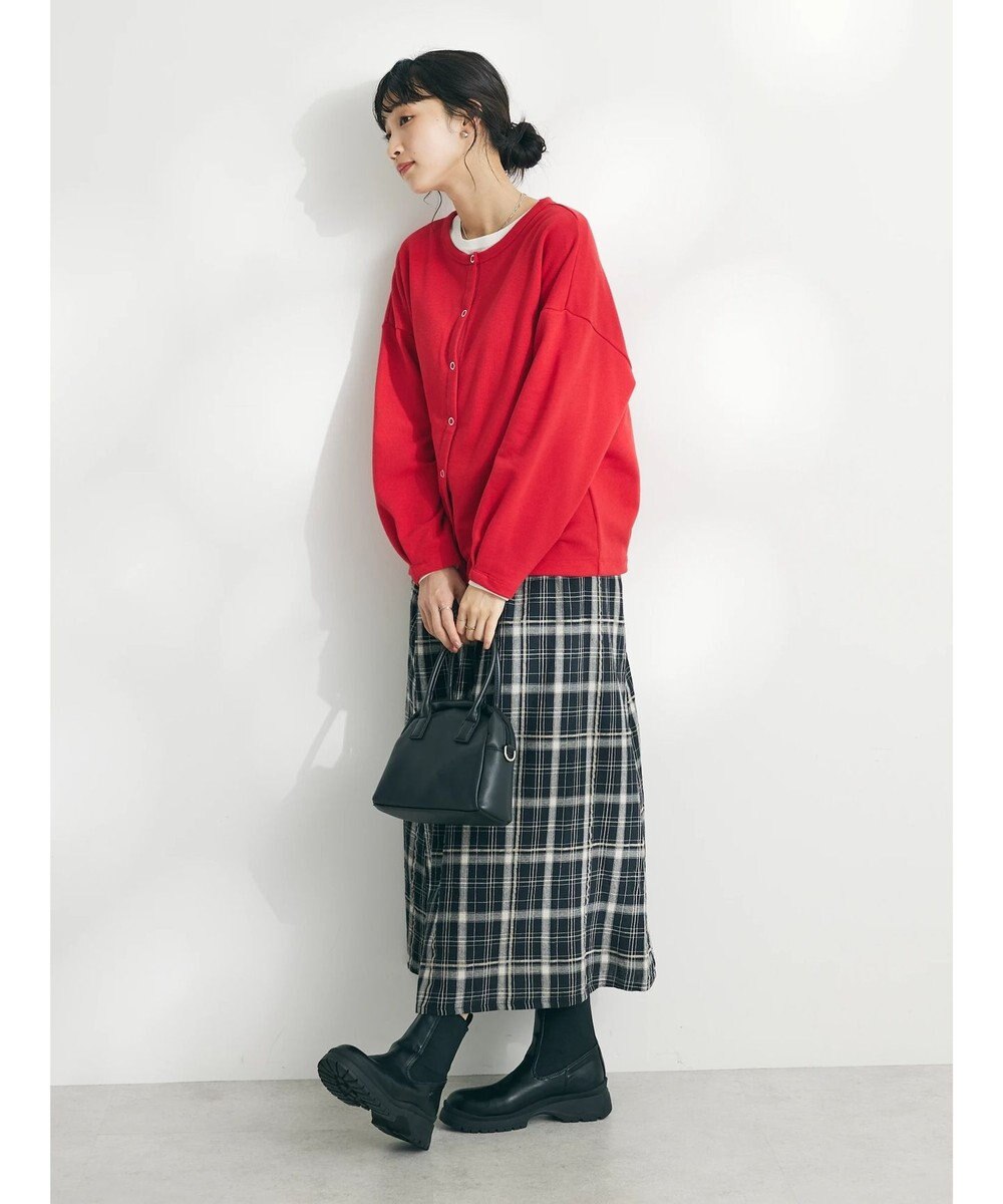 CRAFT STANDARD BOUTIQUE 裏毛リングドットカーディガン 