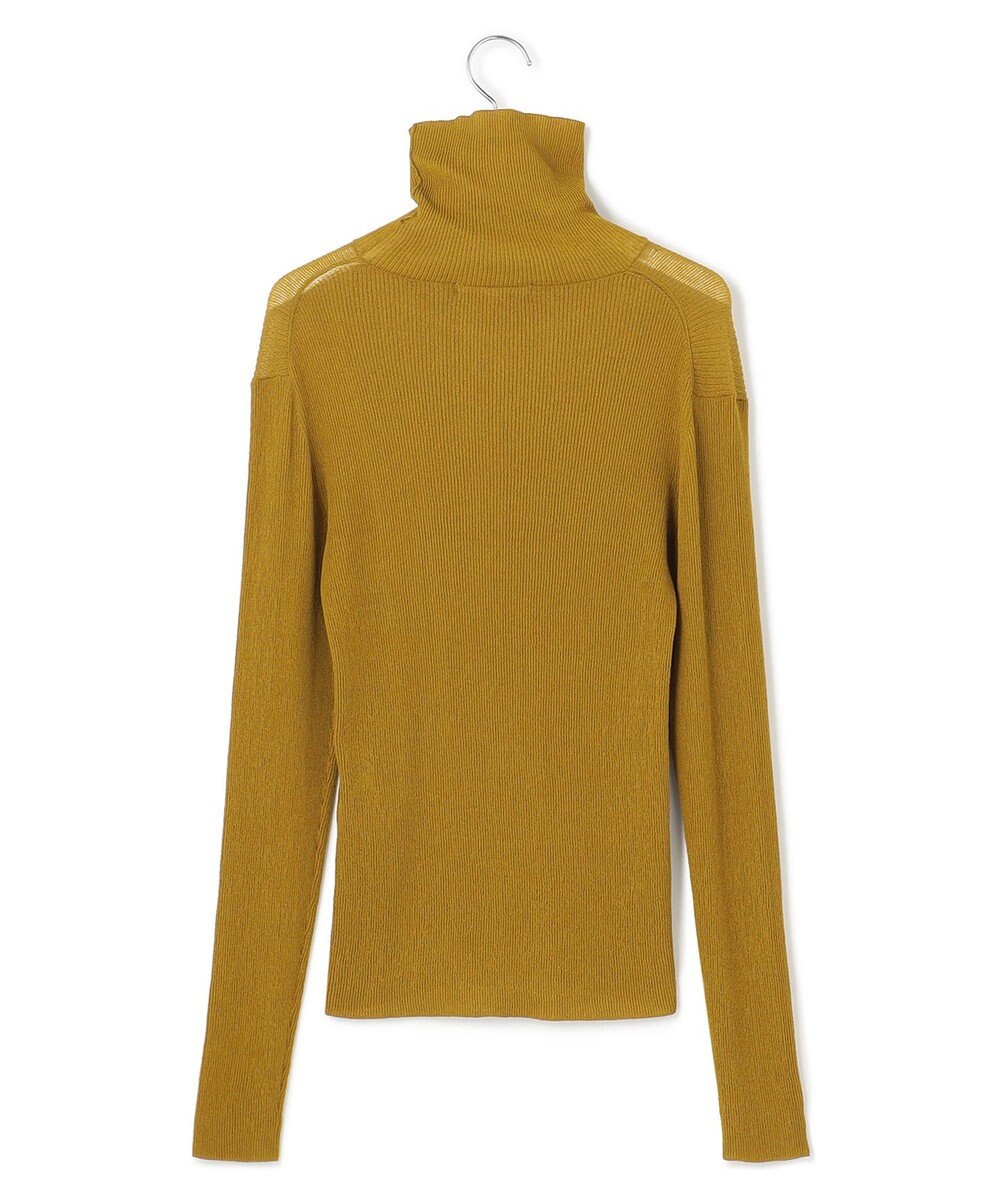 23区 【SLOW/一部店舗限定】シアーリブ タートルネックニット 