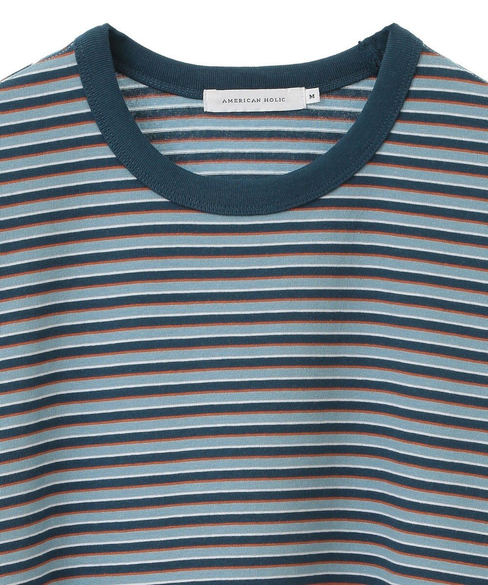 AMERICAN HOLIC マルチボーダーカットプルオーバー 