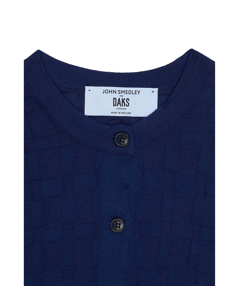 DAKS John Smedley for DAKS ハウスチェックカーディガン 