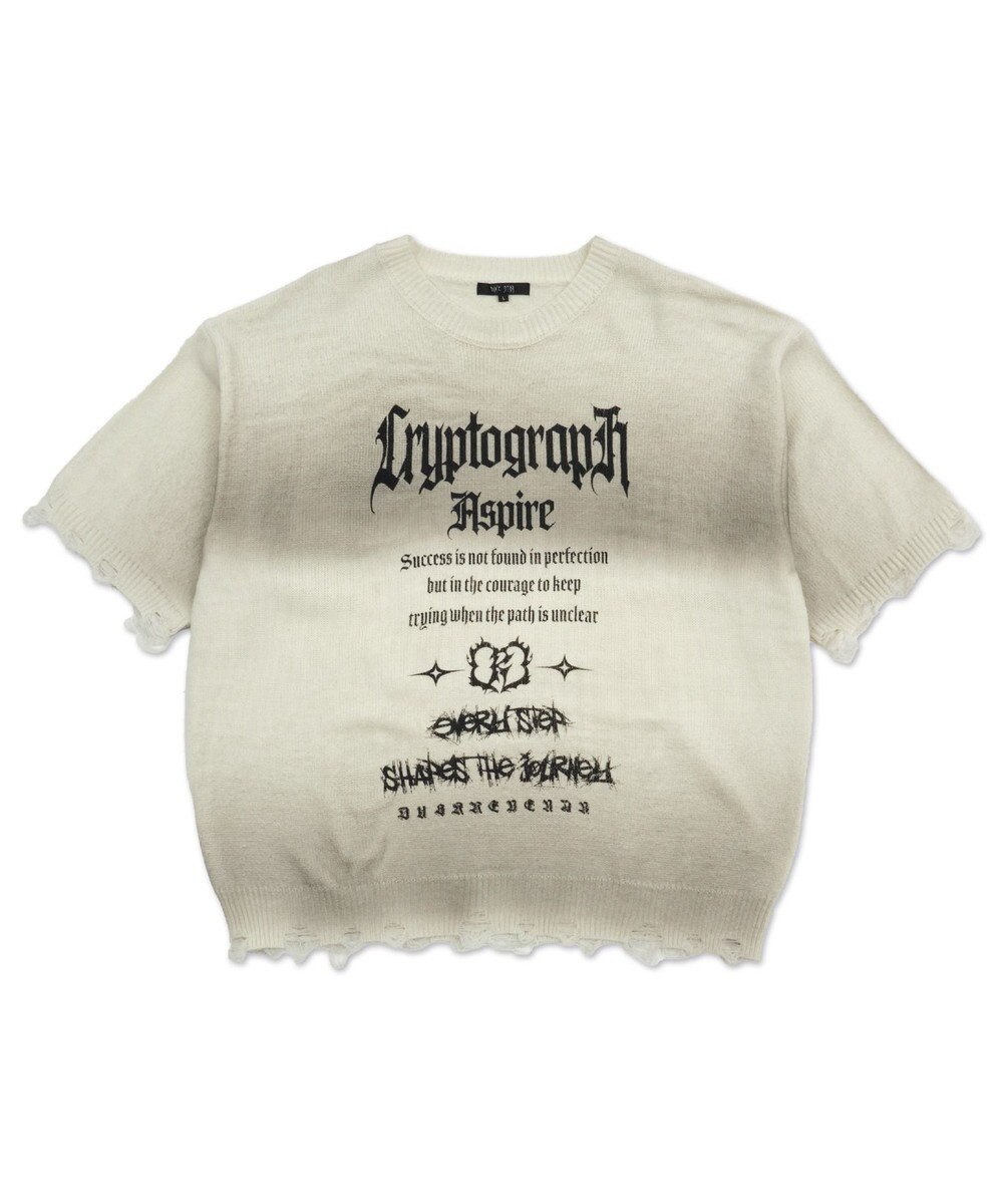 WEGO ダメージボーダーニットプルオーバー(SS) 