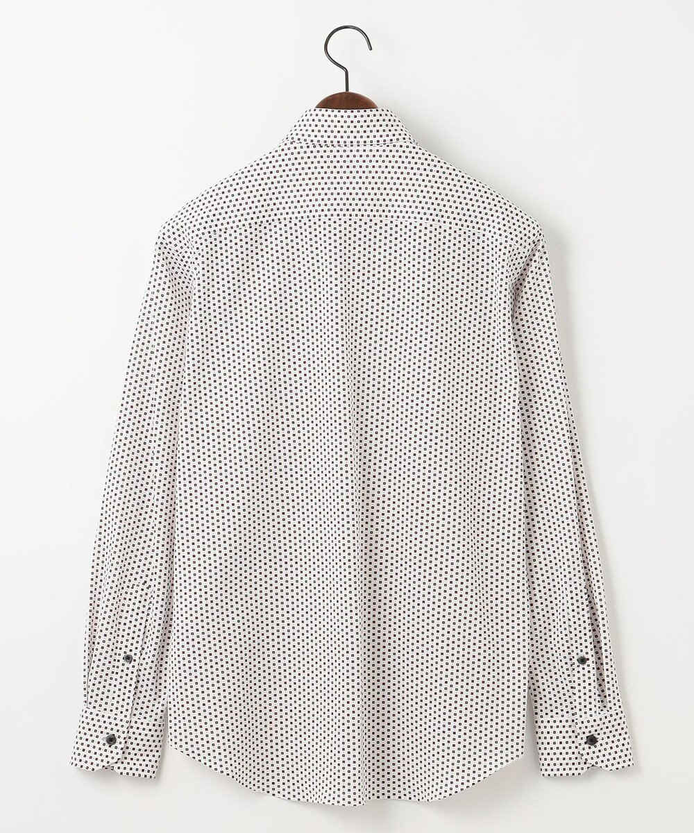 JOSEPH ABBOUD 【25SS・洗える】コンパクトジャージープリント シャツ 